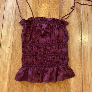 Reformation Silk Top